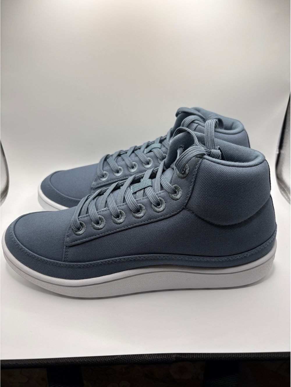 Allbirds Women’s 8 Canvas Pacer Mid Top Sneaker in Calm Teal